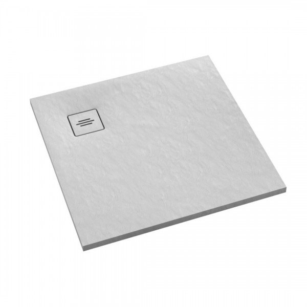 Schedpol Protos White Stone brodzik kwadratowy 90x90 cm 3SP.P1K-9090/B/ST-M1/B/ST