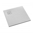 Schedpol Protos White Stone brodzik kwadratowy 90x90 cm 3SP.P1K-9090/B/ST-M1/B/ST