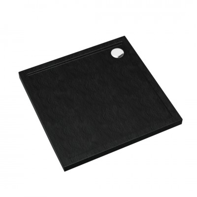 Schedpol Sharper Black Stone brodzik kwadratowy 80x80 cm 3S.S1K-8080/C/ST