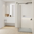 Schedpol Sharper Cement Stone brodzik kwadratowy 90x90 cm 3S.S1K-9090/CT/ST