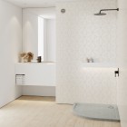 Schedpol Sharper Cement Stone brodzik półokrągły 80x80 cm 3S.S1O-8080/CT/ST