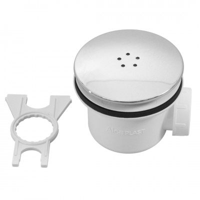 Schedpol syfon brodzikowy 90 mm chrom SDB90AK