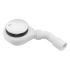 Schedpol syfon brodzikowy 90 mm chrom SDB90V