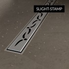 Schedpol Slight Line odpływ liniowy 100 cm z rusztem stamp SOLSP-100035