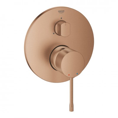Grohe Essence bateria wannowo-prysznicowa podtynkowa 3 wyjścia brushed warm sunset 24092DL1