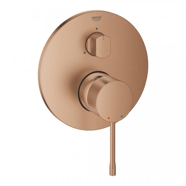 Grohe Essence bateria wannowo-prysznicowa podtynkowa 3 wyjścia brushed warm sunset 24092DL1