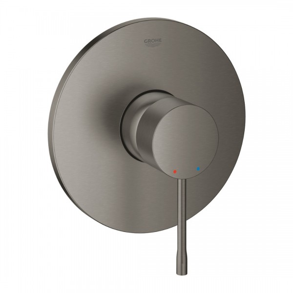 Grohe Essence bateria prysznicowa podtynkowa bez przełącznika brushed hard graphite 24057AL1