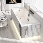 Schedpol nośnik styropianowy LED do wanny prostokątnej 140-180 cm o szerokości 70/75/80 cm 1.NU.LED-140180