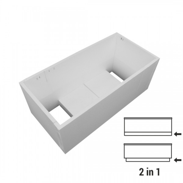 Schedpol nośnik styropianowy LED do wanny prostokątnej 140-180 cm o szerokości 70/75/80 cm 1.NU.LED-140180