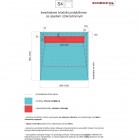 Schedpol Esco-Line brodzik podpłytkowy 4-spadowy 90x90 cm z rusztem do zabudowy 10ST.4S1-9090