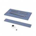 Schedpol Esco-Line brodzik podpłytkowy 4-spadowy 70+20x100 cm z rusztem do zabudowy długi bok 10.ST.4S4-70140/OLDB