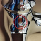 OUTLET Giulini Giovanni Symphony bateria wannowa kompletna chrom - uchwyt przezroczysty Swarovski OT-SY9501