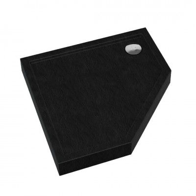 Schedpol Cameron Black brodzik pięciokątny 80x80 cm 3SP.C1PK-8080/C/ST