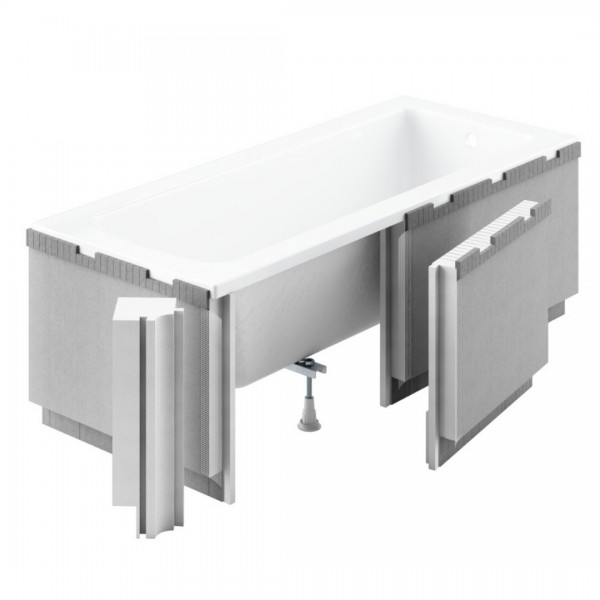 Schedpol obudowa styropianowa LED do wanny max. 170/180 cm o szerokości max. 90/80 cm 1.041-led