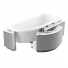 Schedpol obudowa styropianowa LED z półką 13,5 cm do wanny półokrągłej max. 270 cm 1.052-led