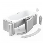 Schedpol obudowa styropianowa z półką 4 cm do wanny 1.050