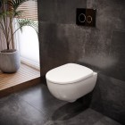 Koło Nova Pro Premium miska WC wisząca owalna krótka Rimfree z ukrytymi mocowaniami M33128000