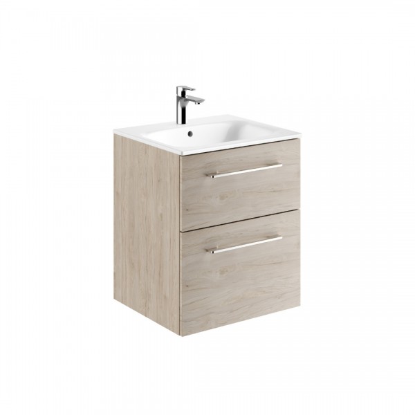 Koło Nova Pro Premium zestaw łazienkowy 55 cm orzech włoski jasny 501.318.00.1