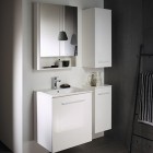 Koło Nova Pro Premium szafka wisząca z lustrem biały połysk 58,8 cm 501.347.00.1
