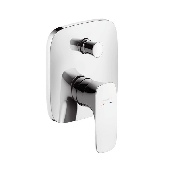 Hansgrohe Pura Vida bateria prysznicowa podtynkowa z zabezpieczeniem