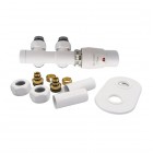 Vario Term Twins All in One zestaw zaworów termostatyczny biały prawy ATSGS0206CFK/P