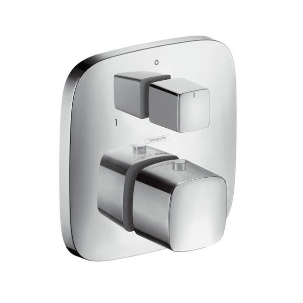 Hansgrohe Pura Vida bateria termostatowa z zaworem odcinająco-przełączającym