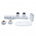 Vario Term Twins All in One zestaw zaworów termostatyczny biały matowy lewy ATSGS0221CFK/L(PEX)