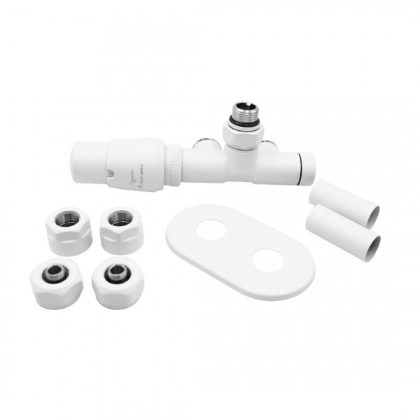 Vario Term Unico All in One zestaw zaworów termostatyczny biały matowy lewy AUGS0221CFK/L(PEX)