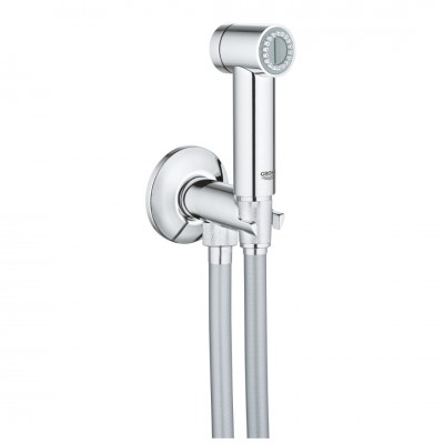 Grohe Sena zestaw bidetta z przyłączem kątowym i uchwytem na słuchawkę chrom 26332000