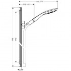 Hansgrohe Pura Vida zestaw prysznicowy 27853000