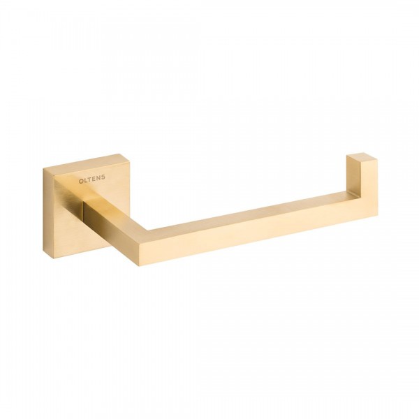 Oltens Tved uchwyt na papier toaletowy złoto szczotkowane 81105810