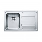 Franke Logica Line LLX 611 zlewozmywak stalowy 79x50 cm komora z lewej jedwab 101.0085.772