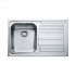 Franke Logica Line LLX 611 zlewozmywak stalowy 79x50 cm komora z lewej jedwab 101.0085.772