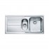Franke Logica Line LLX 651 zlewozmywak stalowy 100x50 cm komora z prawej jedwab 101.0085.812