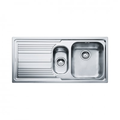 Franke Logica Line LLX 651 zlewozmywak stalowy 100x50 cm komora z prawej len 101.0086.254