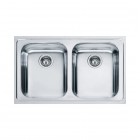Franke Logica Line LLX 620 zlewozmywak stalowy 79x50 cm jedwab 101.0153.289