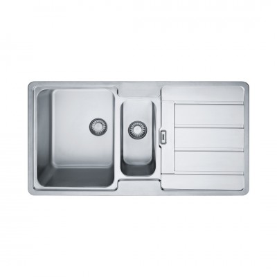 Franke Hydros HDX 654 zlewozmywak stalowy 96,5x51 cm odwracalny jedwab 101.0320.862