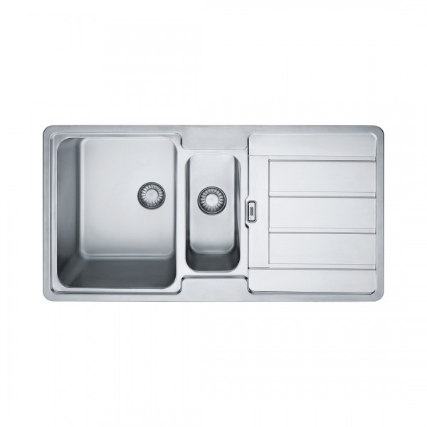 Franke Hydros HDX 654 zlewozmywak stalowy 96,5x51 cm odwracalny jedwab 101.0320.862