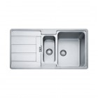 Franke Hydros HDX 654 zlewozmywak stalowy 96,5x51 cm odwracalny jedwab 101.0320.862