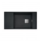 Franke Fresno FSG 611 zlewozmywak 87,7x49,5 cm odwracalny Fragranit+ onyx 114.0616.465