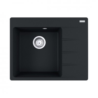 Franke Centro CNG 611-62 TL zlewozmywak 62x50 cm komora z lewej Fragranit+ czarny mat 114.0633.131