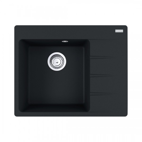 Franke Centro CNG 611-62 TL zlewozmywak 62x50 cm komora z lewej Fragranit+ czarny mat 114.0633.131