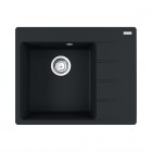 Franke Centro CNG 611-62 TL zlewozmywak 62x50 cm komora z lewej Fragranit+ czarny mat 114.0633.131