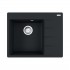 Franke Centro CNG 611-62 TL zlewozmywak 62x50 cm komora z lewej Fragranit+ czarny mat 114.0633.131