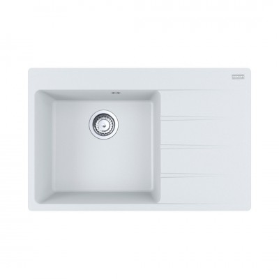 Franke Centro CNG 611-78 TL zlewozmywak 78x50 cm komora z lewej Fragranit+ biały polarny 114.0633.144