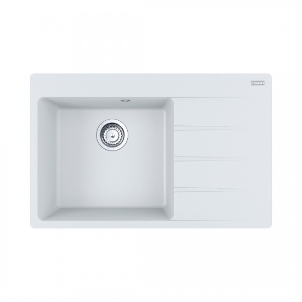 Franke Centro CNG 611-78 TL zlewozmywak 78x50 cm komora z lewej Fragranit+ biały polarny 114.0633.144