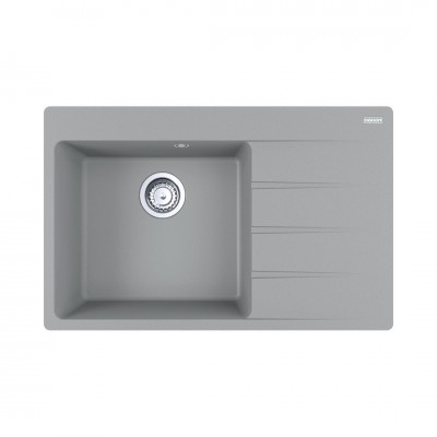 Franke Centro CNG 611-78 TL zlewozmywak 78x50 cm komora z lewej Fragranit+ kamienny szary 114.0633.148