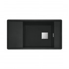 Franke Fresno FSG 611 zlewozmywak 87,7x49,5 cm odwracalny Fragranit+ czarny mat 114.0633.153