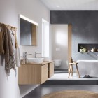 Duravit D-Neo umywalka 40 cm nablatowa okrągła biała 2371400070