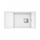 Franke Fresno FSG 611 zlewozmywak 87,7x49,5 cm odwracalny Fragranit+ biały polarny 114.0638.129